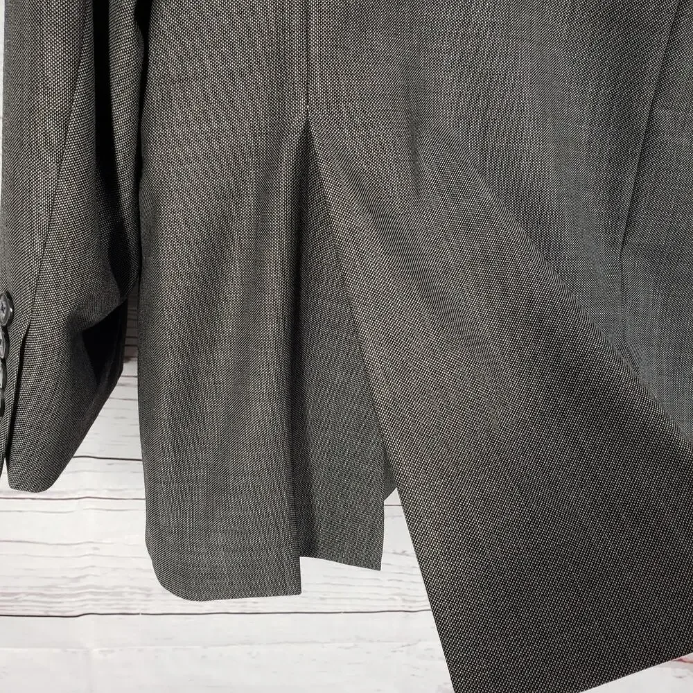 Calvin Klein Men's Gray Wool Slim Fit Sportscoat Blazer Jacket Size 42L